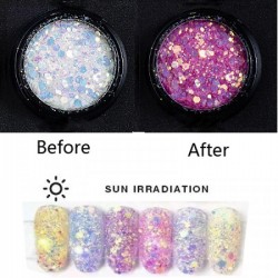 Glitter sclipici cu efect UV #312326